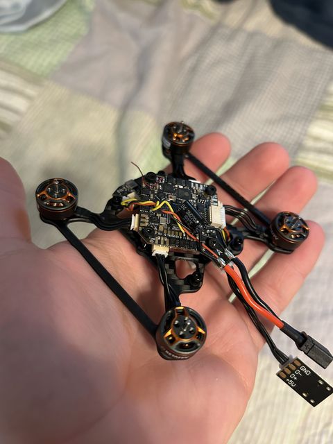 Pavo20 stripped down to the frame and motors